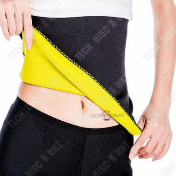 TD® Ceinture Sudation Homme Femme Gaine de Sudation Minceur Néoprène Ceinture Abdominale Sport Fitness Sauna Perte de Poids Taille M